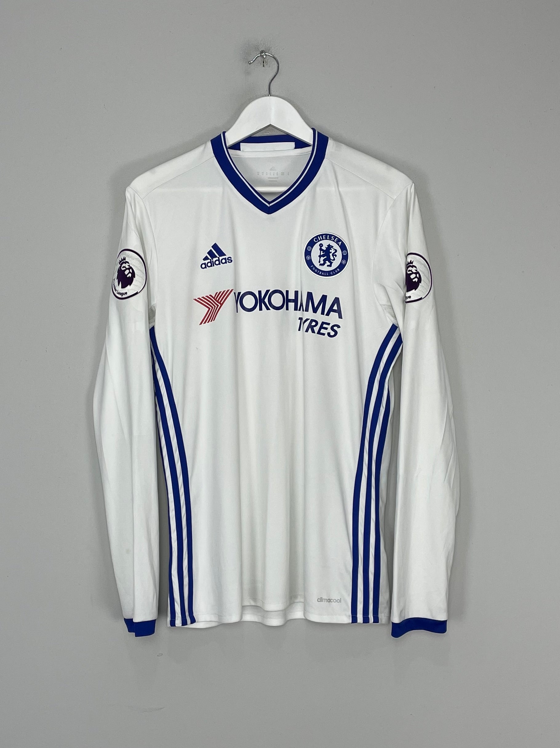 Shop 2016/17 CHELSEA CAHILL #24 L/S THIRD SHIRT (M) ADIDAS, classic football shirts, vintage football shirts & retro soccer jerseys at Cult Kits