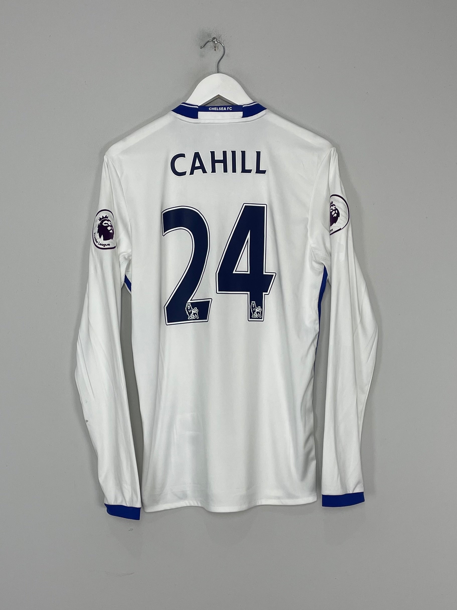 Shop 2016/17 CHELSEA CAHILL #24 L/S THIRD SHIRT (M) ADIDAS, classic football shirts, vintage football shirts & retro soccer jerseys at Cult Kits