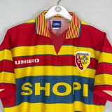 1997/98 RC LENS HOME SHIRT (M) UMBRO