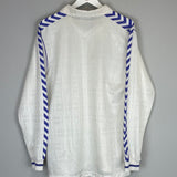 1989/90 REAL MADRID L/S HOME SHIRT (XL) HUMMEL