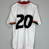 1996/98 BELGIUM #20 *MATCH ISSUE* AWAY SHIRT (L) DIADORA