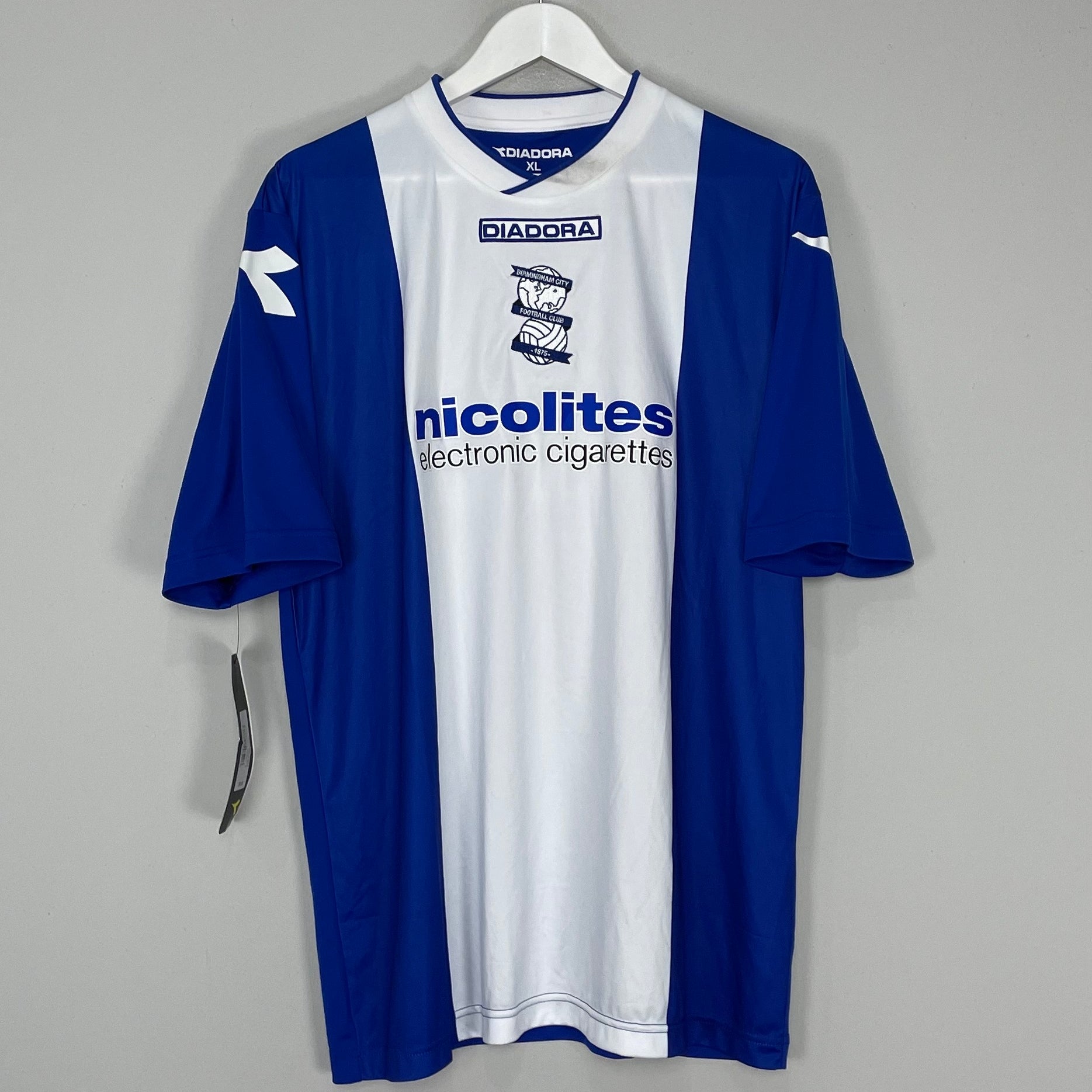 Shop 2013/14 BIRMINGHAM CITY *BNWT* HOME SHIRT (XL) DIADORA, classic football shirts, vintage football shirts & retro soccer jerseys at Cult Kits