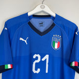 Shop 2018/19 ITALY QUAGLIARELLA #21 HOME SHIRT (L) PUMA, classic football shirts, vintage football shirts & retro soccer jerseys at Cult Kits