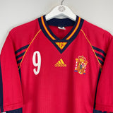 1998/99 SPAIN PIZZI #9 HOME SHIRT (L) ADIDAS