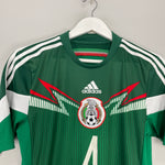 Shop 2013/15 MEXICO R.MARQUEZ #4 HOME SHIRT (S) ADIDAS, classic football shirts, vintage football shirts & retro soccer jerseys at Cult Kits