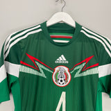 Shop 2013/15 MEXICO R.MARQUEZ #4 HOME SHIRT (S) ADIDAS, classic football shirts, vintage football shirts & retro soccer jerseys at Cult Kits