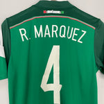 Shop 2013/15 MEXICO R.MARQUEZ #4 HOME SHIRT (S) ADIDAS, classic football shirts, vintage football shirts & retro soccer jerseys at Cult Kits