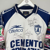 1999/00 PACHUCA #19 *SQUAD SIGNED* AWAY SHIRT (XL) ATLETICA