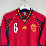 1998/99 SPAIN R.HIERRO #6 HOME SHIRT (L) ADIDAS