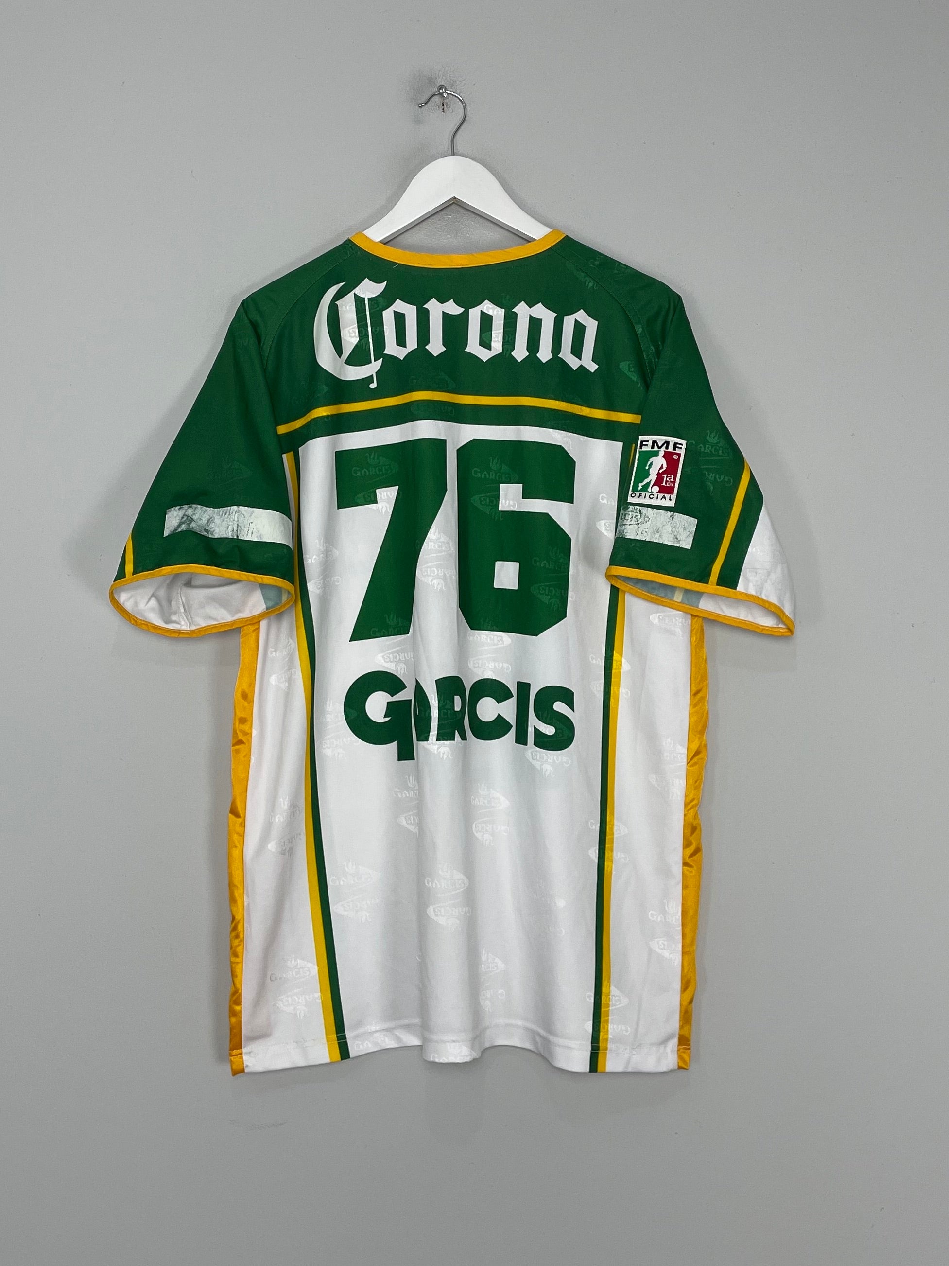 Shop 2001/02 GUERREROS DE ACAPULCO #76 HOME SHIRT (XL) GARCIS, classic football shirts, vintage football shirts & retro soccer jerseys at Cult Kits