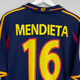 2000/02 SPAIN MENDIETA #16 AWAY SHIRT (L) ADIDAS