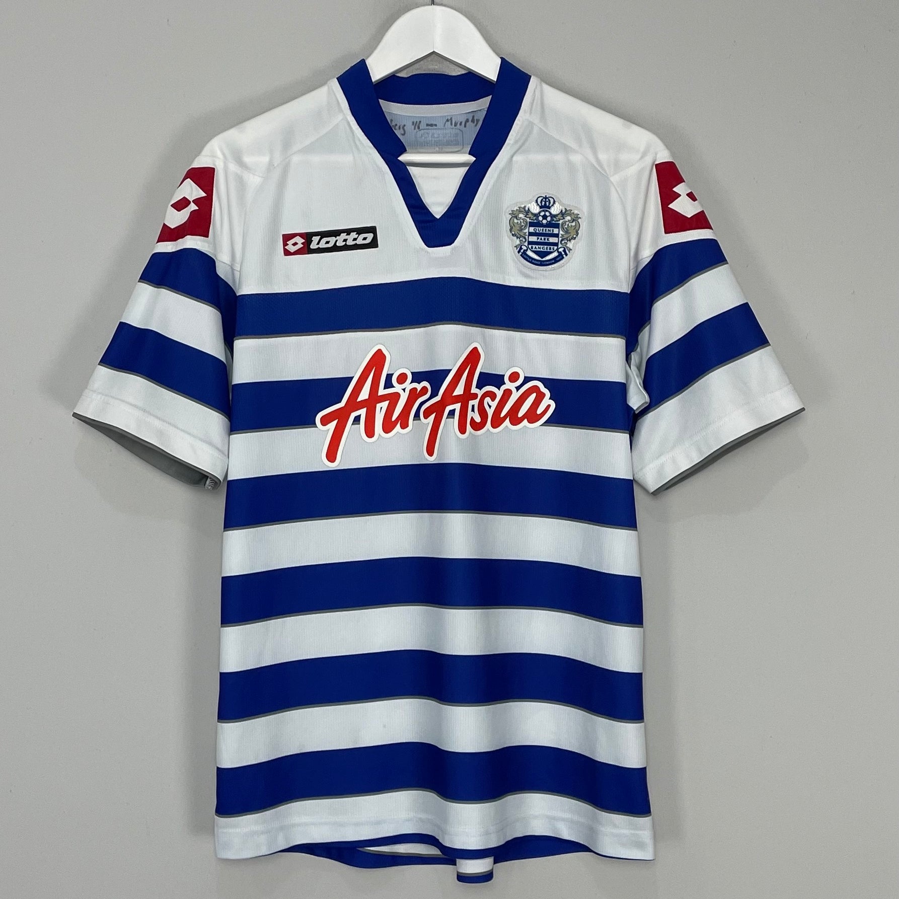 Shop 2012/13 QPR HOME SHIRT (L) LOTTO, classic football shirts, vintage football shirts & retro soccer jerseys at Cult Kits