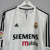 2003/04 REAL MADRID ZIDANE #5 HOME SHIRT (XL) ADIDAS
