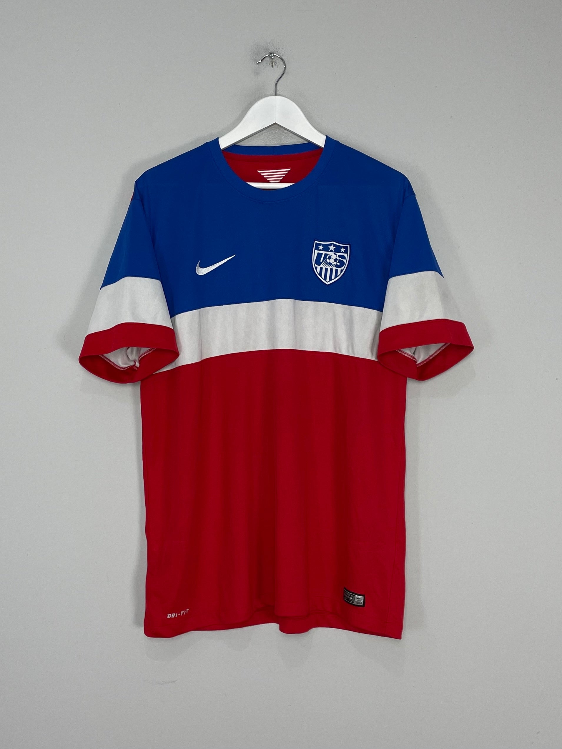 Shop 2014/15 USA AWAY SHIRT (XL) NIKE, classic football shirts, vintage football shirts & retro soccer jerseys at Cult Kits