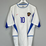 Shop 2002/04 RUSSIA MOSTOVOI #10 HOME SHIRT (L) NIKE, classic football shirts, vintage football shirts & retro soccer jerseys at Cult Kits