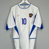 Shop 2002/04 RUSSIA MOSTOVOI #10 HOME SHIRT (L) NIKE, classic football shirts, vintage football shirts & retro soccer jerseys at Cult Kits