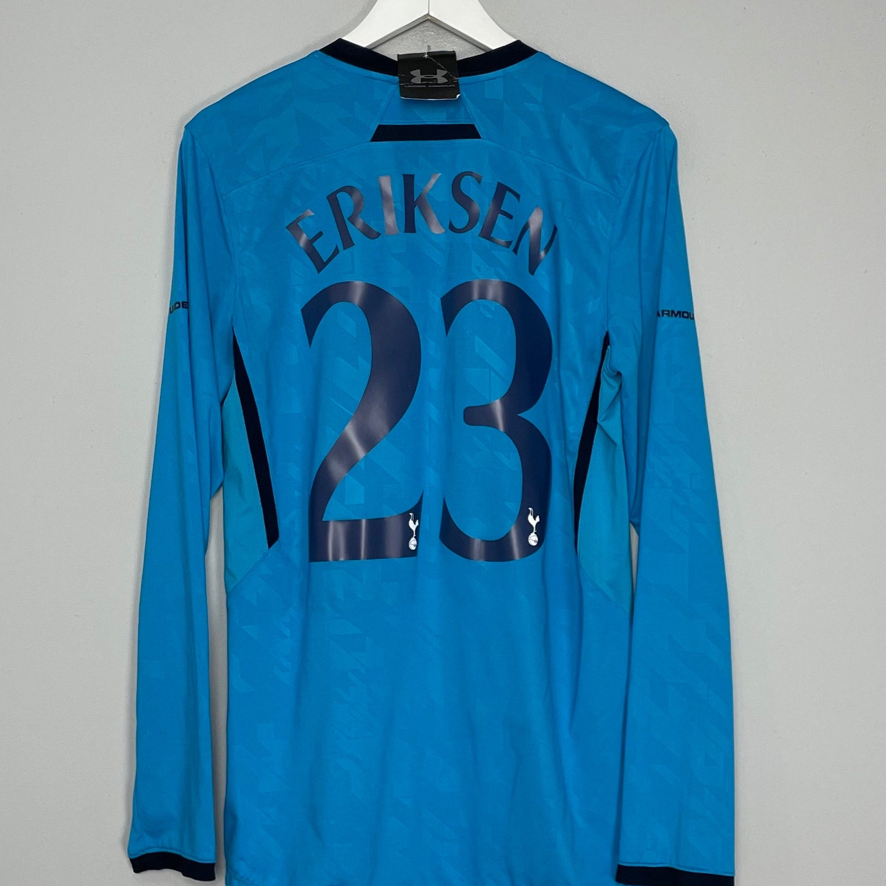 Shop 2013/14 TOTTENHAM ERIKSEN #23 *BNWT* L/S AWAY SHIRT (L) UNDER ARMOUR, classic football shirts, vintage football shirts & retro soccer jerseys at Cult Kits