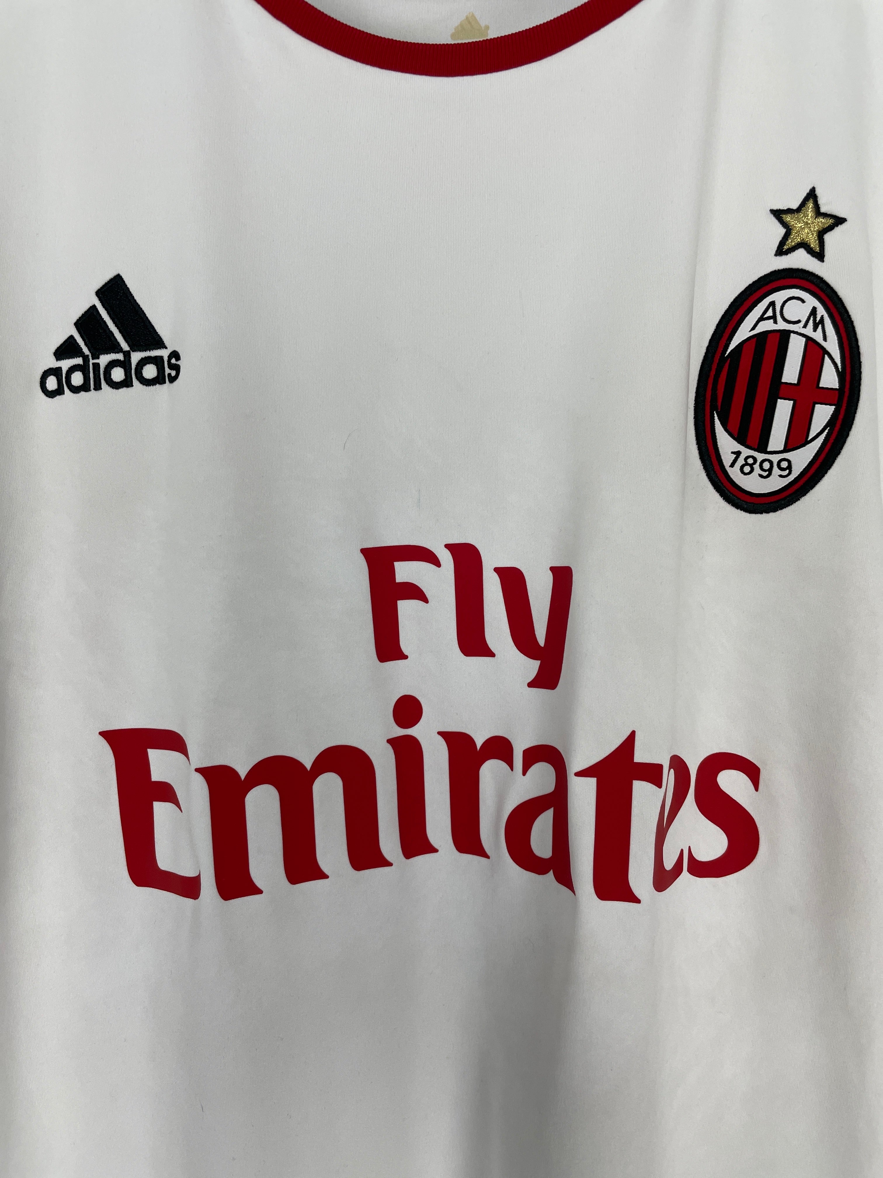 Shop 2010/11 AC MILAN RONALDINHO #80 AWAY SHIRT (XL) ADIDAS, classic football shirts, vintage football shirts & retro soccer jerseys at Cult Kits