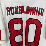 Shop 2010/11 AC MILAN RONALDINHO #80 AWAY SHIRT (XL) ADIDAS, classic football shirts, vintage football shirts & retro soccer jerseys at Cult Kits