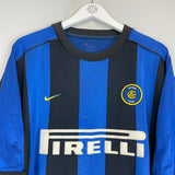 1999/00 INTER MILAN ZAMORANO #1+8 HOME SHIRT (XL) NIKE