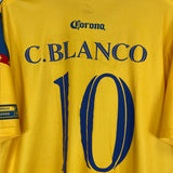 2006/07 CLUB AMERICA C.BLANCO #10 *SIGNED* HOME SHIRT (XL) NIKE