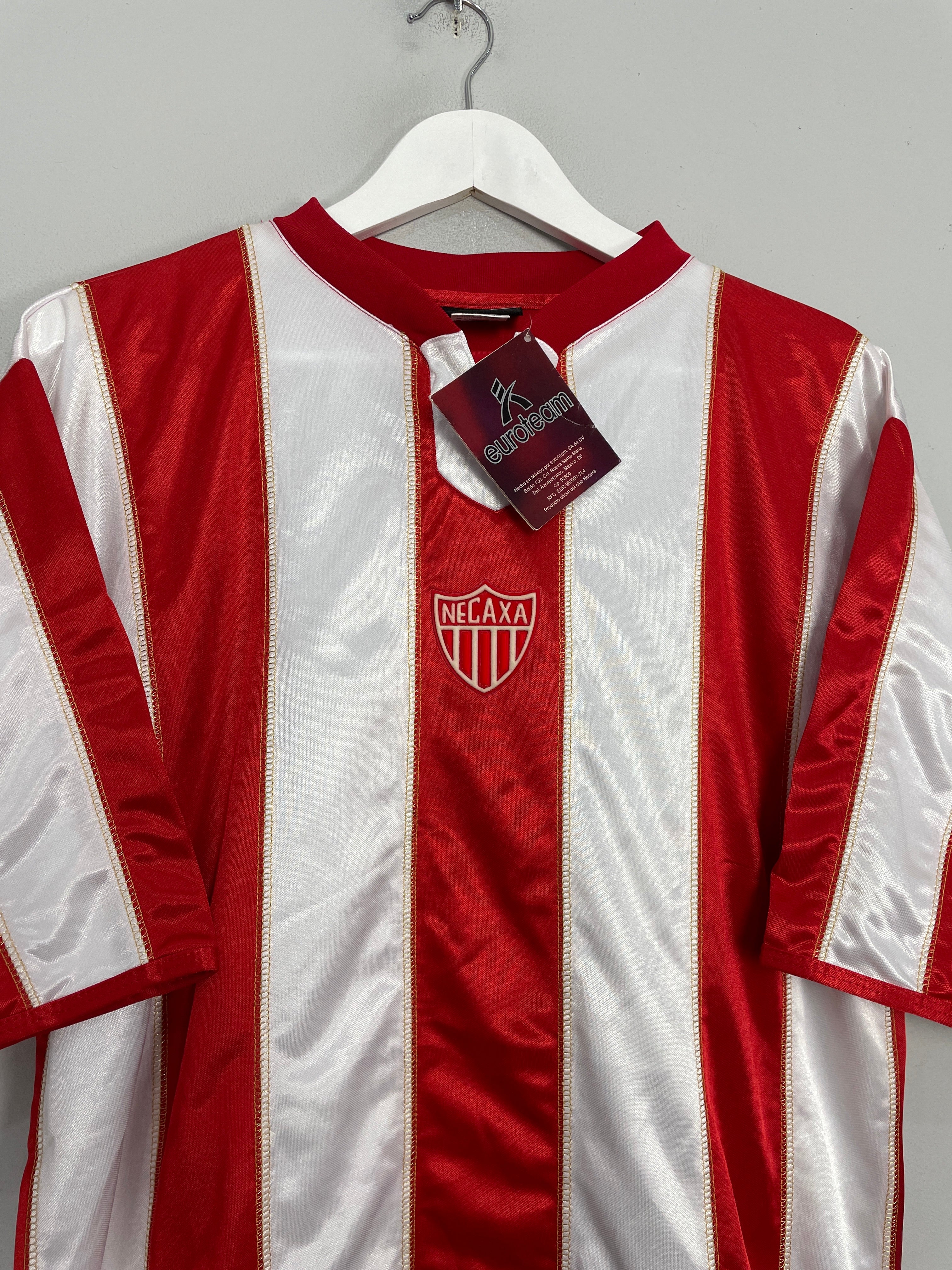 Shop NECAXA *BNWT* SPECIAL 'ONCE HERMANOS' SHIRT (L) EUROTEAM, classic football shirts, vintage football shirts & retro soccer jerseys at Cult Kits