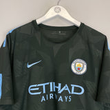 2017/18 MANCHESTER CITY KUN AGUERO #10 THIRD SHIRT (XL) NIKE