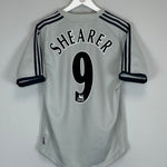 Shop 2002/03 NEWCASTLE UNITED SHEARER #9 AWAY SHIRT (M) ADIDAS, classic football shirts, vintage football shirts & retro soccer jerseys at Cult Kits