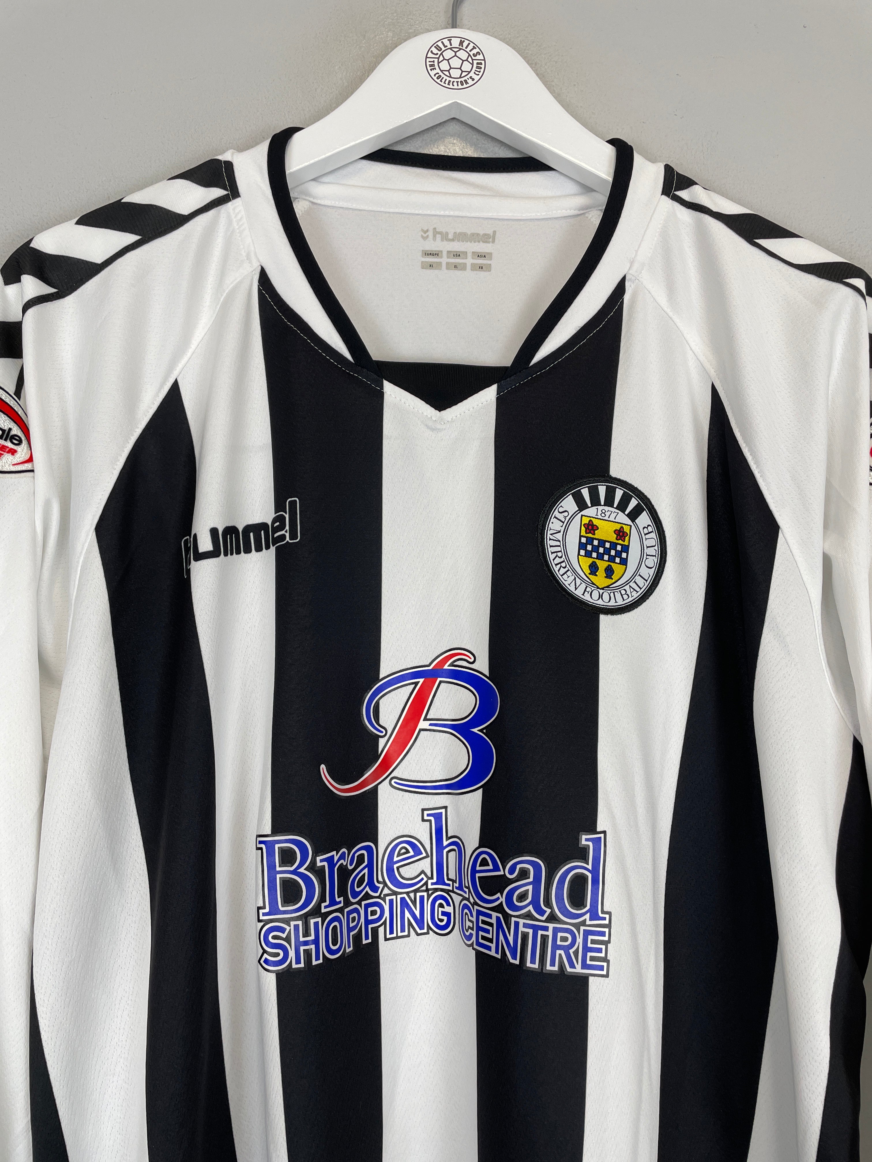Shop 2007/08 ST MIRREN L/S HOME SHIRT (XL) HUMMEL, classic football shirts, vintage football shirts & retro soccer jerseys at Cult Kits