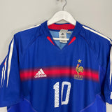 Shop 2004/06 FRANCE ZIDANE #10 HOME SHIRT (L) ADIDAS, classic football shirts, vintage football shirts & retro soccer jerseys at Cult Kits
