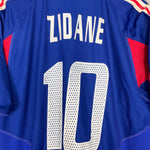 Shop 2004/06 FRANCE ZIDANE #10 HOME SHIRT (L) ADIDAS, classic football shirts, vintage football shirts & retro soccer jerseys at Cult Kits