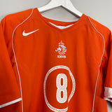 2004/06 NETHERLANDS DAVIDS #8 HOME SHIRT (L) NIKE