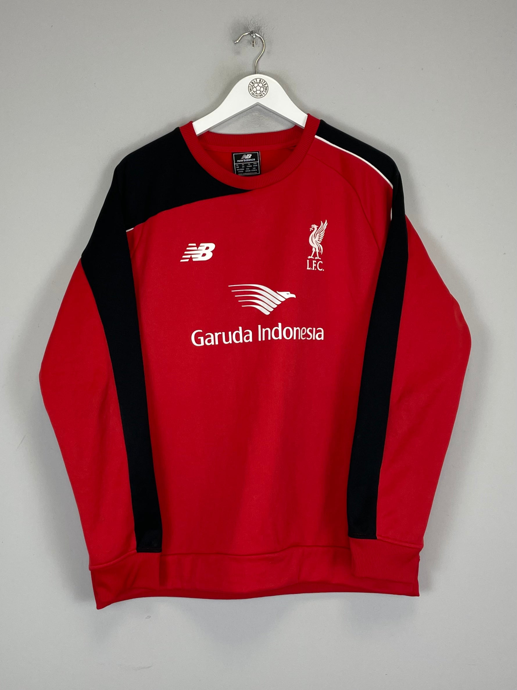 Shop 2015/16 LIVERPOOL JUMPER (XL) NEW BALANCE, classic football shirts, vintage football shirts & retro soccer jerseys at Cult Kits