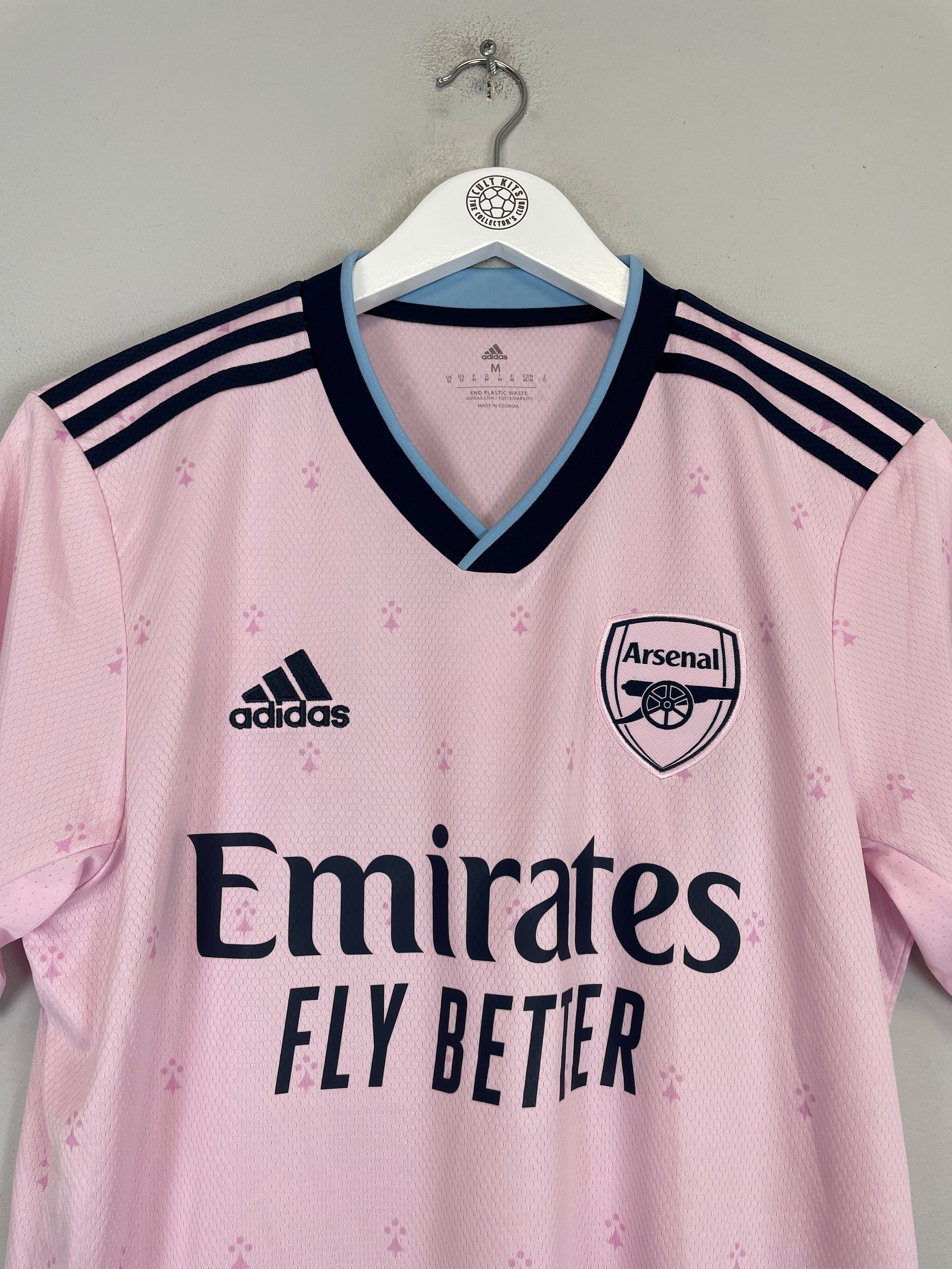 Shop 2022/23 ARSENAL THIRD SHIRT (M) ADIDAS, classic football shirts, vintage football shirts & retro soccer jerseys at Cult Kits