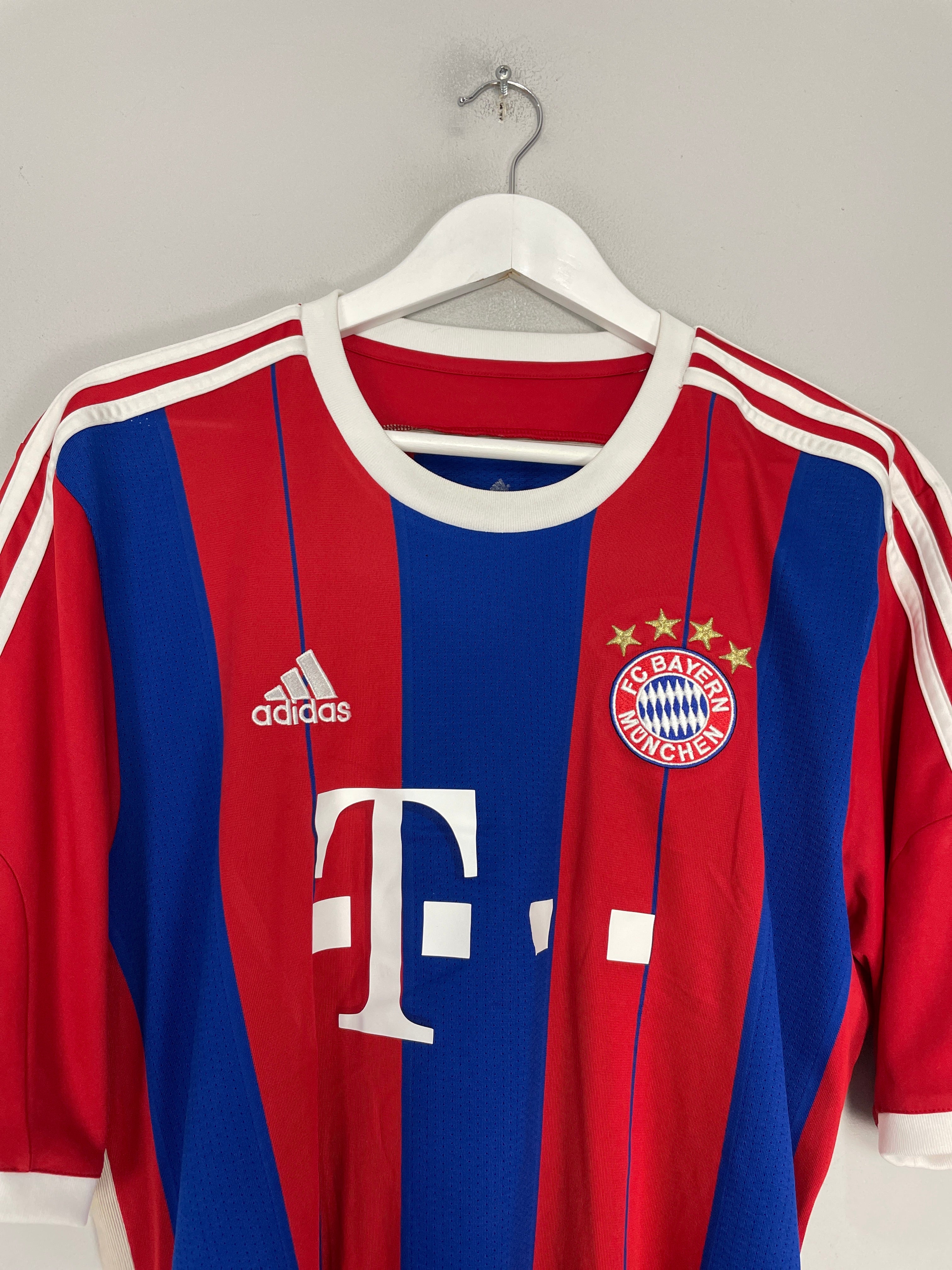 Shop 2014/15 BAYERN MUNICH ALONSO #3 HOME SHIRT (XL) ADIDAS, classic football shirts, vintage football shirts & retro soccer jerseys at Cult Kits