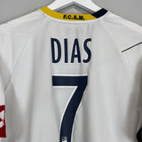 2011/12 SOCHAUX DIAS #7 L/S *MATCH WORN* AWAY SHIRT (XL) LOTTO