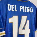 Shop 1996/97 ITALY DEL PIERO #14 HOME SHIRT (L) NIKE, classic football shirts, vintage football shirts & retro soccer jerseys at Cult Kits