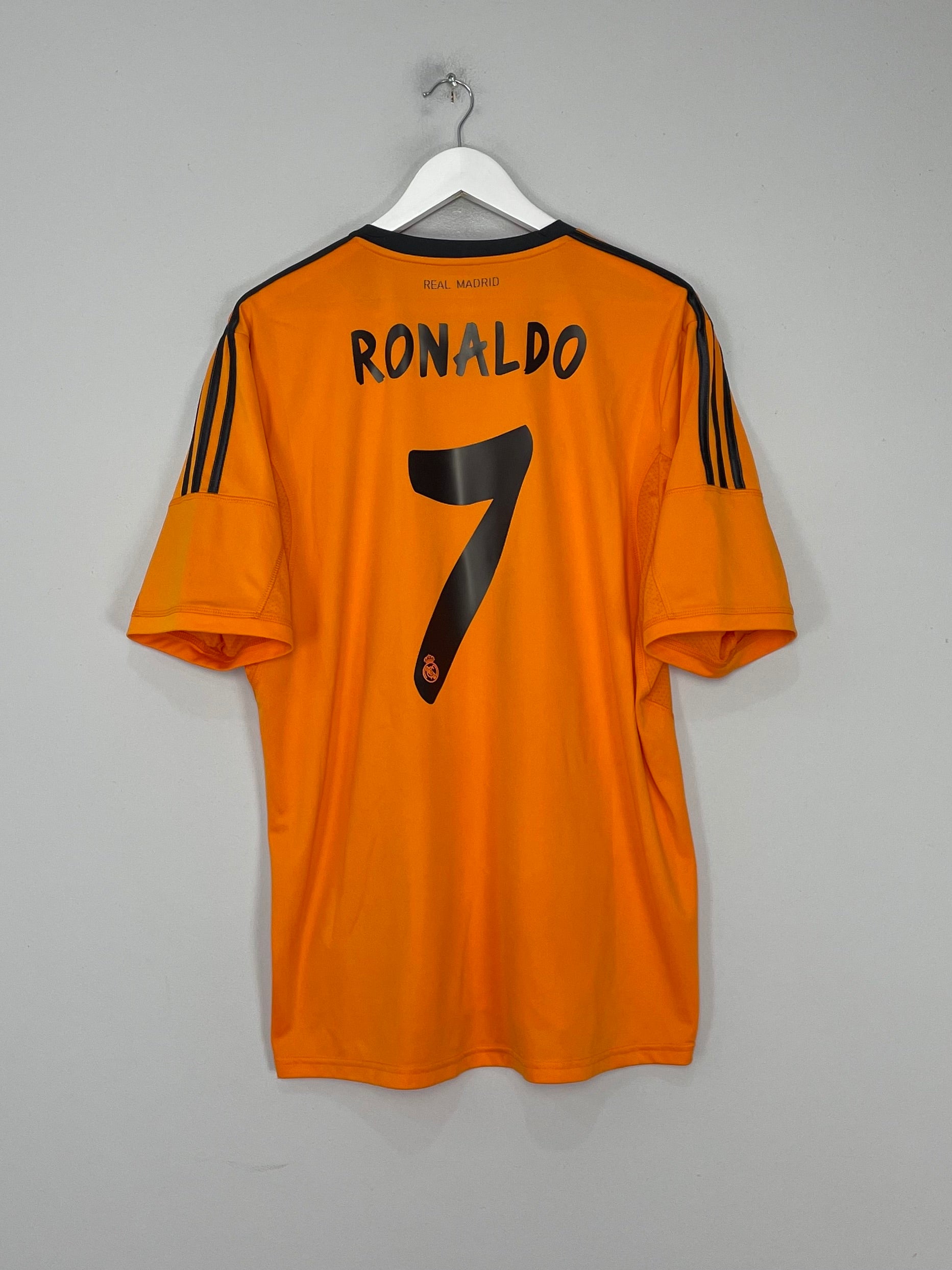 Shop 2013/14 REAL MADRID RONALDO #7 THIRD SHIRT (XL) ADIDAS, classic football shirts, vintage football shirts & retro soccer jerseys at Cult Kits