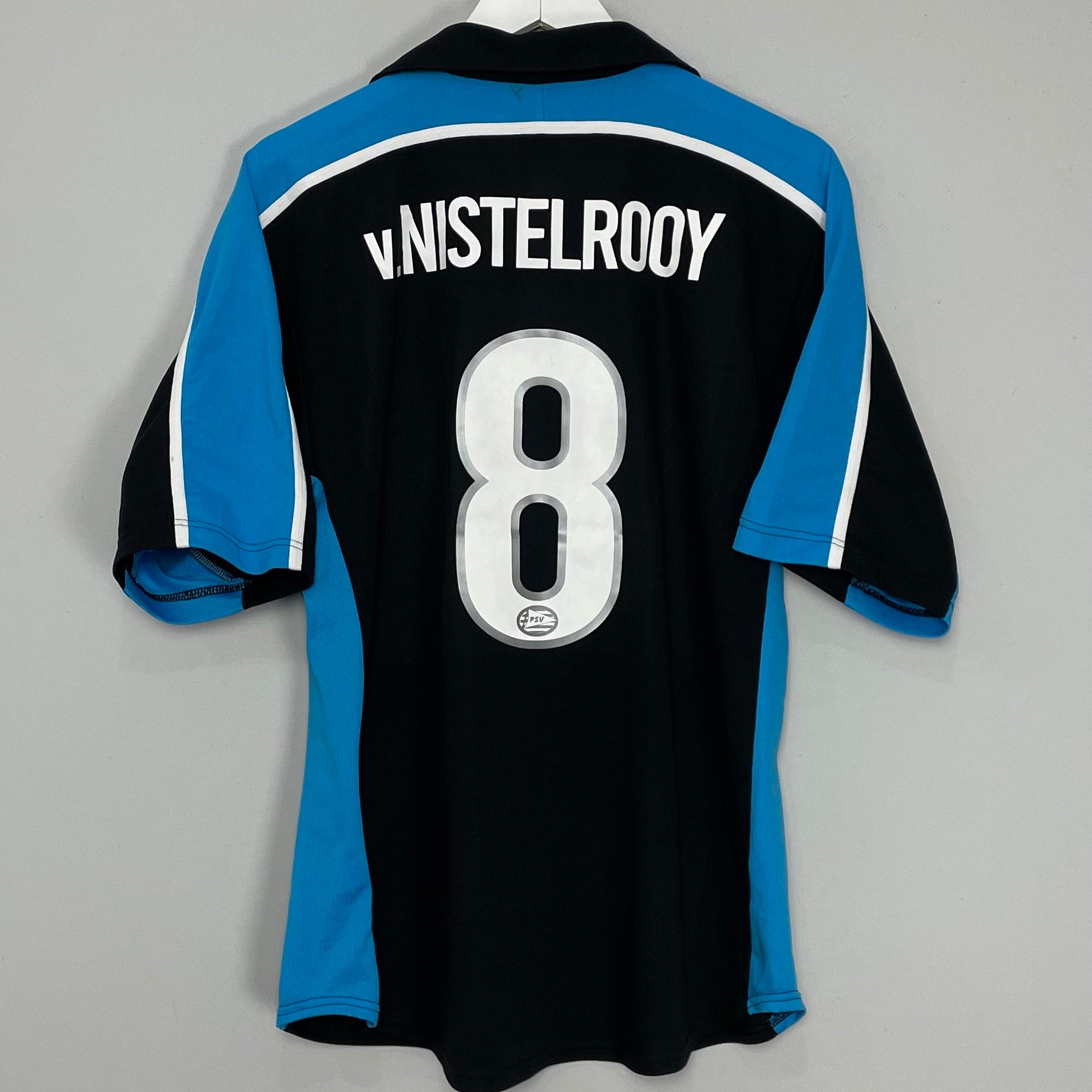 Shop 1999/01 PSV V.NISTELROOY #8 AWAY SHIRT (M) NIKE, classic football shirts, vintage football shirts & retro soccer jerseys at Cult Kits