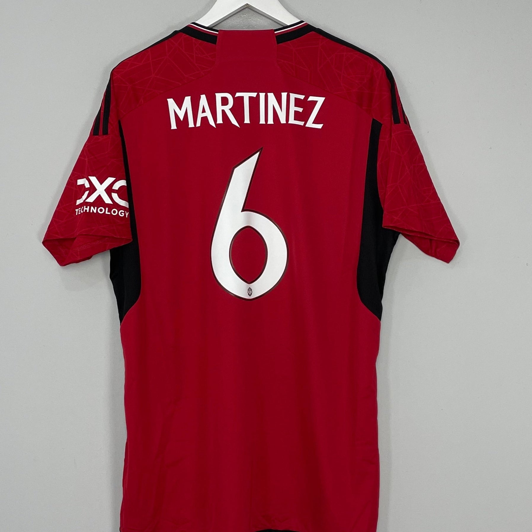 Shop 2023/24 MANCHESTER UNITED MARTINEZ #6 HOME SHIRT (XL) ADIDAS, classic football shirts, vintage football shirts & retro soccer jerseys at Cult Kits