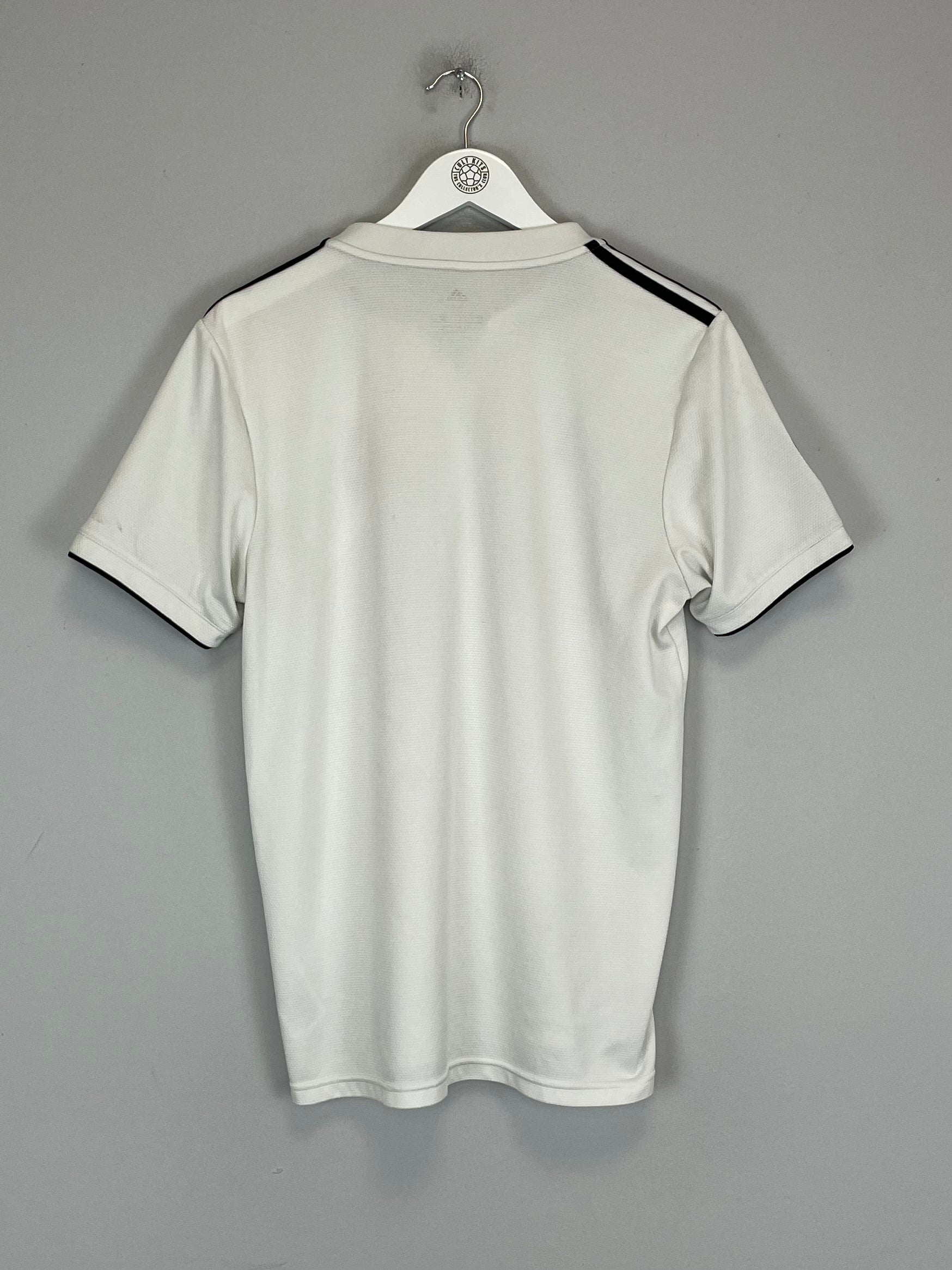 Shop 2018/19 REAL MADRID HOME SHIRT (M) ADIDAS, classic football shirts, vintage football shirts & retro soccer jerseys at Cult Kits