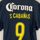 2008/09 CLUB AMERICA S.CABANAS #9 *PLAYER ISSUE* AWAY SHIRT (M) NIKE