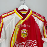 Shop 1998/99 MONARCAS MORELIA AWAY SHIRT (M) ATLETICA, classic football shirts, vintage football shirts & retro soccer jerseys at Cult Kits