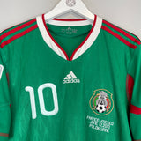 2010 MEXICO C.BLANCO #10 HOME SHIRT (L) ADIDAS