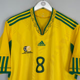 2010 SOUTH AFRICA TSHABALALA #8 HOME SHIRT (XL) ADIDAS