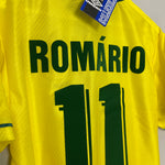 Shop 1994/96 BRAZIL ROMARIO #11 *BNWT* HOME SHIRT (M) UMBRO, classic football shirts, vintage football shirts & retro soccer jerseys at Cult Kits