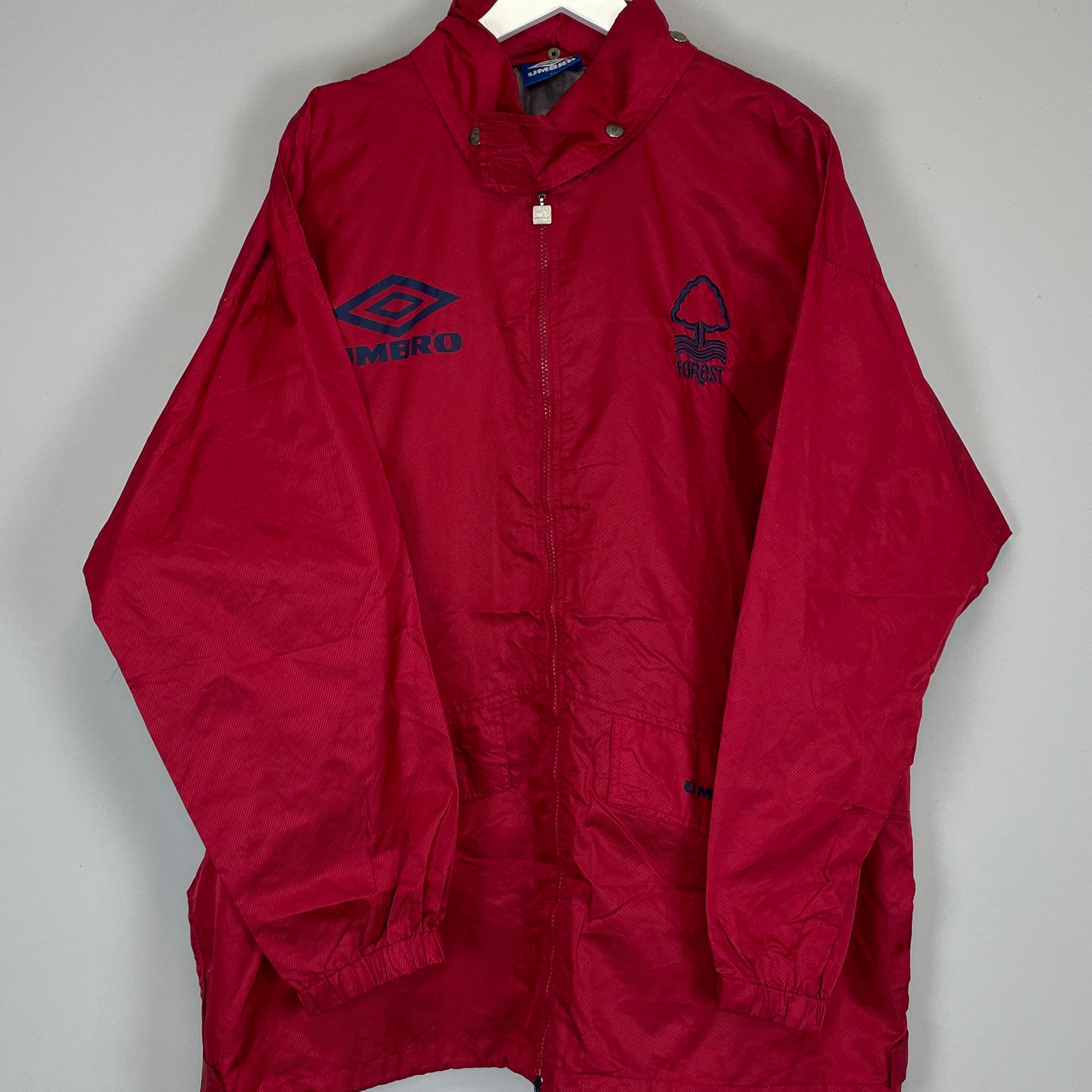 Shop 1994/96 NOTTINGHAM FOREST WINDBREAKER (XL) UMBRO, classic football shirts, vintage football shirts & retro soccer jerseys at Cult Kits
