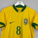 2006/08 BRAZIL KAKA #8 HOME SHIRT (S) NIKE