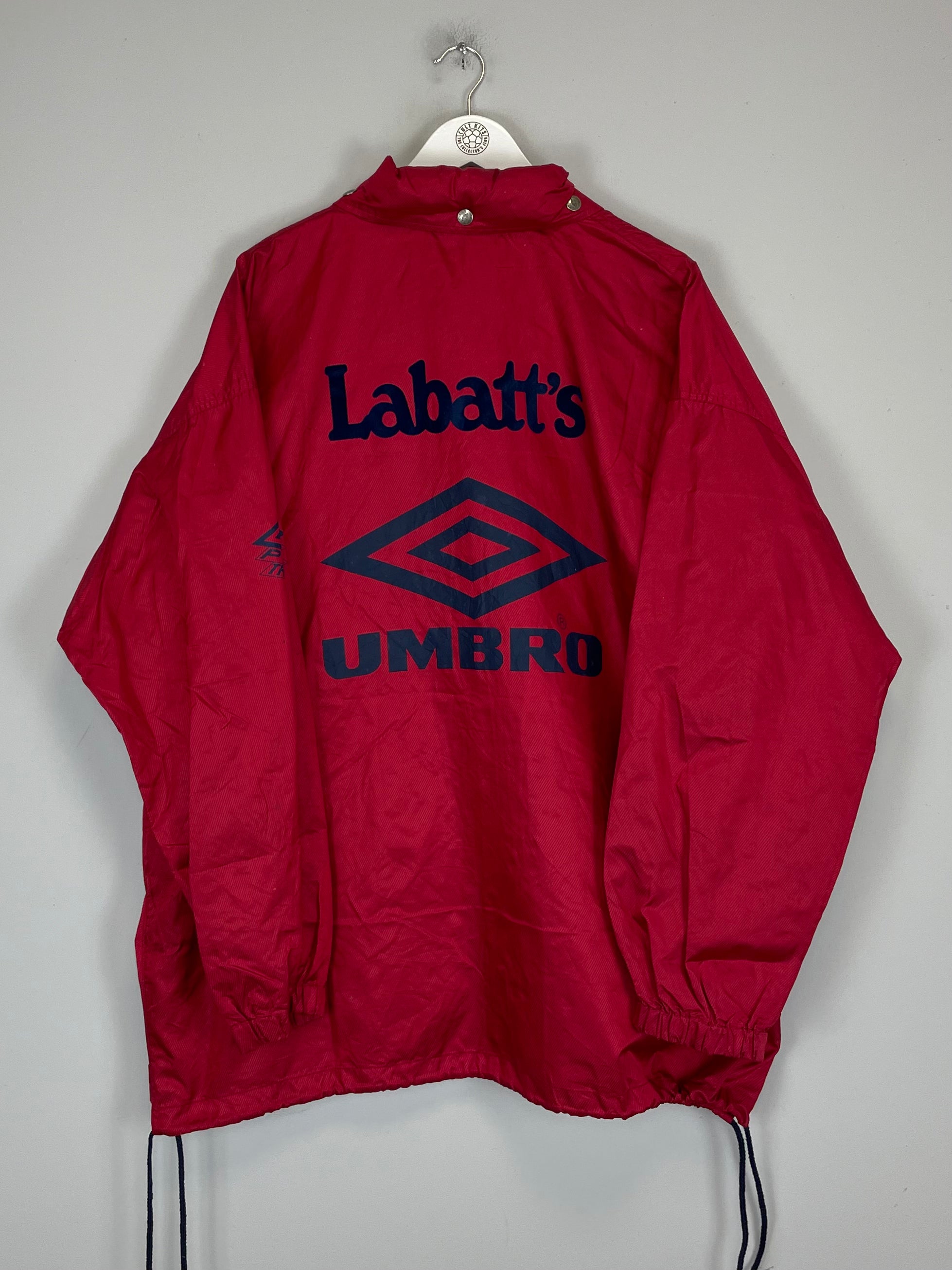 Shop 1994/96 NOTTINGHAM FOREST WINDBREAKER (XL) UMBRO, classic football shirts, vintage football shirts & retro soccer jerseys at Cult Kits