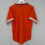Shop 1997/98 NETHERLANDS HOME SHIRT (M) NIKE, classic football shirts, vintage football shirts & retro soccer jerseys at Cult Kits